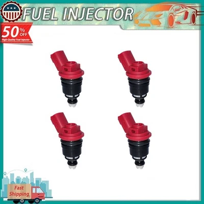 4 X INYECTORES DE COMBUSTIBLE 16600-53J00 OEM HITACHI FIT 91-99 NISSAN 240SX NISSAN ALTIMA Foto 1 de 4