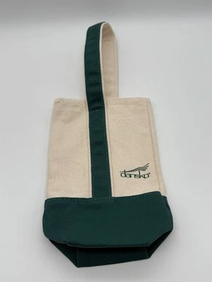 Bolso de Mano Dansko Vino de Lona Verde y Blanco Foto 1 de 4