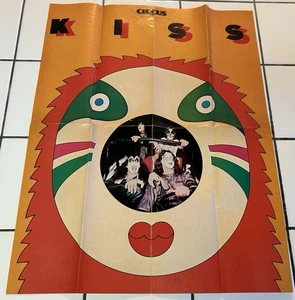 Seltenes KISS Poster 16x21" CIRCUS MAGAZIN Centerfold 1975 VINTAGE Original - Bild 1 von 7