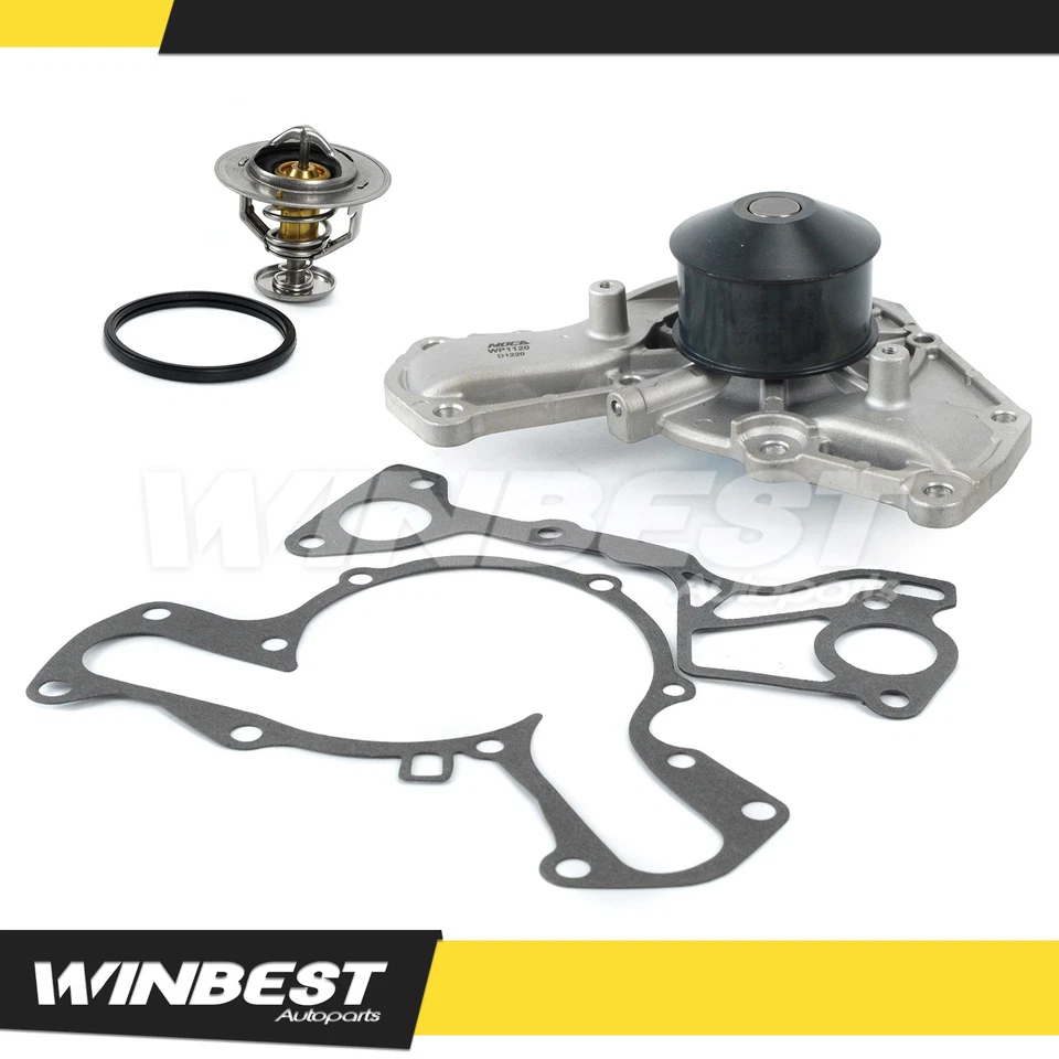 Water Pump & Thermostat for 91-96 Dodge Stealth 91-99 Mitsubishi 3000GT Diamante - Image 1 of 4