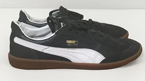 PUMA 13 SUPER LIGA MENS BLACK ACTIVE SNEAKER LOW SHOES SUEDE LEATHERCOMBO SOCCER - Picture 1 of 7