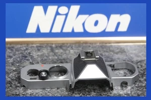210728 NIKON FE TOP COVER CHROME REPAIR PART USED - Picture 1 of 3