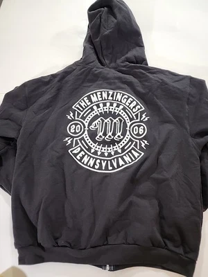 2006 The Menzingers American punk rock Rare Merch Full Zip Up Hoodie Mens 2XL Foto 1 de 4
