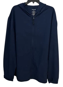 Boxercraft Damen Jacke Gr. 2X dunkelblau leicht durchgehender Reißverschluss Taschen Kapuze - Bild 1 von 4