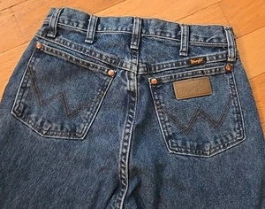 Pantalones de mezclilla Wrangler para hombre talla 29x36 (REAL 27X36) 13MWZ corte vaquero ajuste original - Imagen 1 de 13