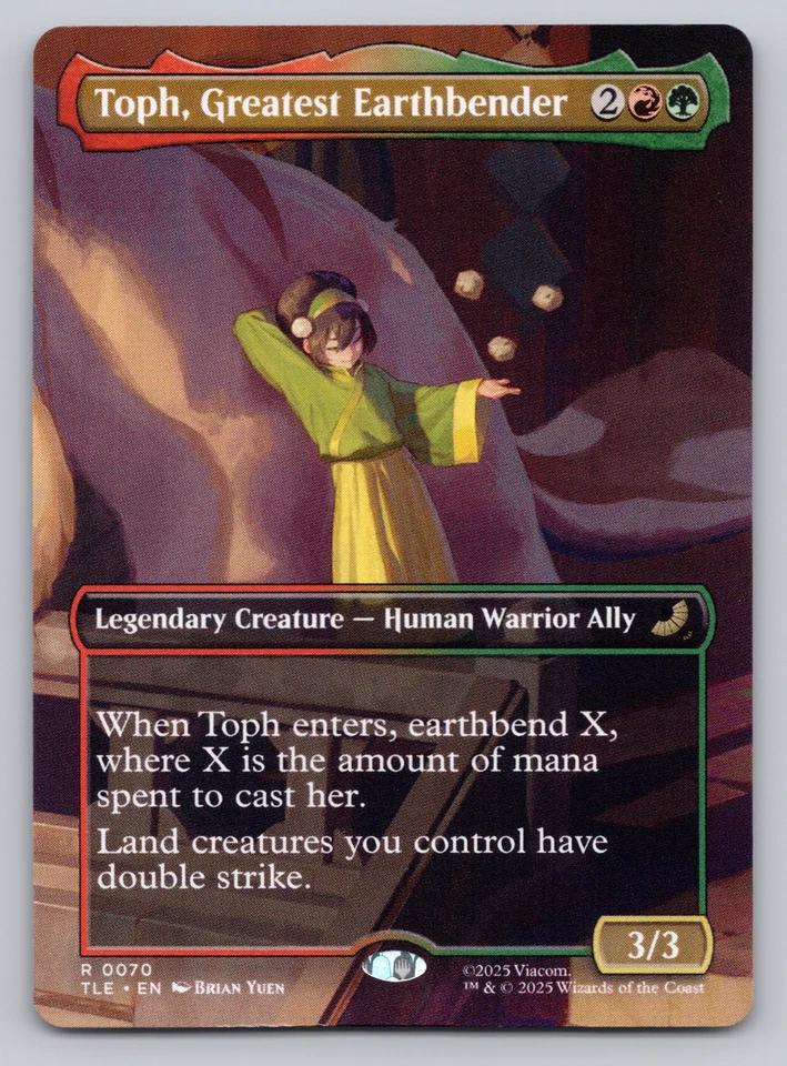 Toph, Greatest Earthbender Borderless - MTG Avatar: The Last Airbender TLA - Image 1 of 1