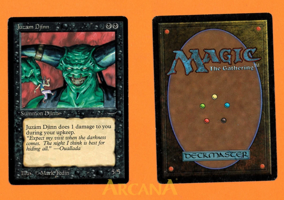 MTGアラビアンナイトJuzam Djinn PSA7 週末限定特価！】MTGアラビアン