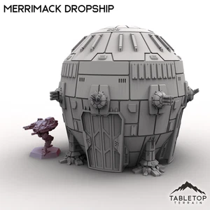 Merrimack Dropship - Small Scale Mech Wargames 6mm 8mm - Picture 1 of 8