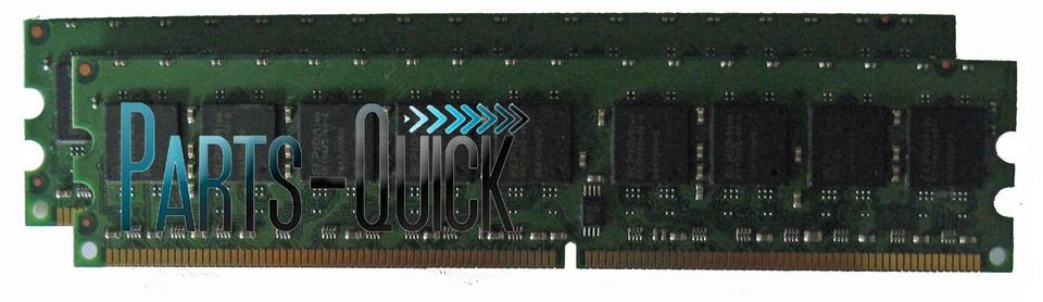  4GB (2 x 2GB) Dell PowerEdge R200 T100 T105 Memory RAM DDR2 PC2-6400E UB DIMM - Image 1 of 1