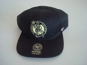 BOSTON CELTICS 47BRAND GLOW    SNAPBACK 00S 90S GOLF BEACH HAT CAP VINTAGE N2 - Picture 1 of 5