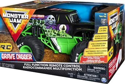 Monster Jam - Official Grave Digger Remote Control Truck 1:15 Scale, 2.4GHz - Image 1 of 3