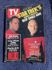 TV GUIDE (Jan 1993) Star Trek Deep Space Nine Sci- Fi Issue - Picture 1 of 14