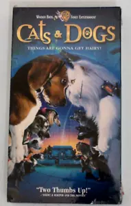 Cats & Dogs VHS sealed new Jeff Goldblum Elizabeth Perkins video movie - Picture 1 of 4