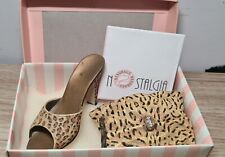 Nostalgia miniture shoe & Handbag Leopard Print Oringinal Box