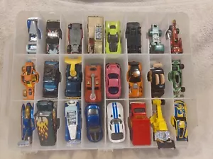 Vintage Lot Of 48 HOT WHEELS~ MATCHBOX Die Cast Cars with a plastic carry case - Picture 1 of 12