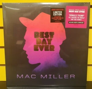 Mac Miller - Best Day Ever - LP - UO LIMITED EDITION Purple Pink Red Vinyl 2xLP - Imagen 1 de 3
