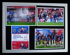 WIMBLEDON WIN LEAGUE 2 PLAY OFF FINAL 2025 LTD GERAHMTES DISPLAY + SCHNELLER WELTVERSAND - Bild 1 von 7