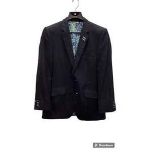 Haggar Men's Navy blue 1926 Originals Sport Coat Blazer Blue floral lining 40R - Picture 1 of 6