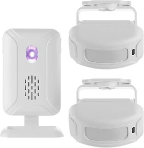 Meichoon Bewegungsmelder Alarm Drahtloser Detektor Home Security Alert System Tü - Bild 1 von 12