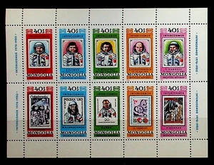 MONGOLIA Sc 1128 NH MINISHEET OF 1980 - SPACE - (JA25) - Picture 1 of 1