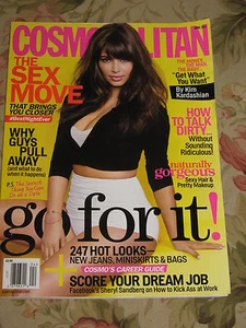 Cosmopolitian Magazine April 2013 Kim Kardashian How to Talk Dirty No Label - Foto 1 di 1