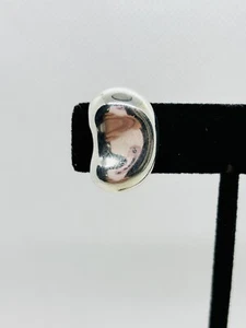 Tiffany & Co. Elsa Peretti 20 mm EINZELNE Bohne Clip On Ohrring 925 5 g - Bild 1 von 5