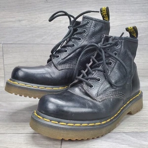 Dr. Martens Unisex Men's 6 Ladie's 7 Broken In Black Boots 101 - Picture 1 of 11