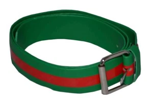 Flosay Shining Bright Snap on Belt Kelly Green Red - Picture 1 of 1