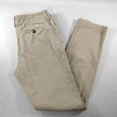American Eagle Slim Straight Beige Khaki Pants Mens Size Actual 32x32 - Image 1 of 4
