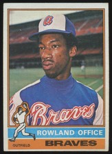 1976 Topps #256 Rowland Office  Atlanta Braves