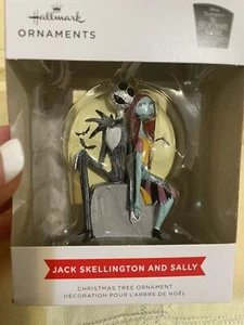 Hallmark 2022 Adorno JACK SKELLINGTON Y SALLY Pesadilla Antes de Navidad NUEVO - Imagen 1 de 9