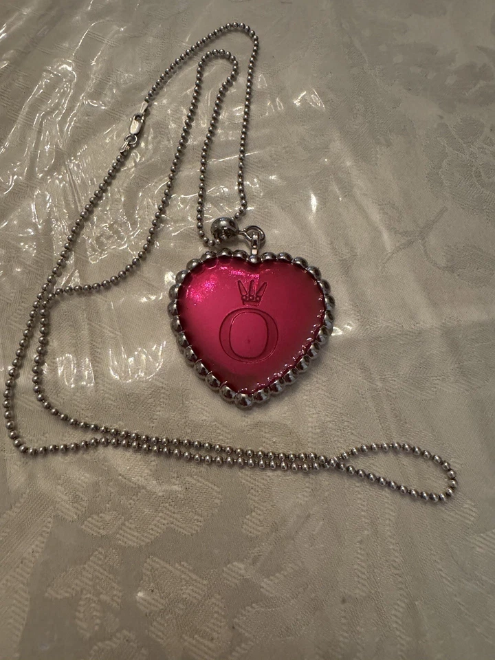 Pandora Corazón Esmalte En 28” Cuentas Esterlina 925 Italia Cadena Plata - Leer Foto 1 de 4