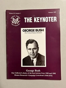 1997 Summer The Keynoter American Political Items Collectors Vintage Magazines - Picture 1 of 2