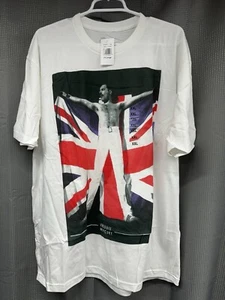 Queen Freddie Mercury Flag T-Shirt - White - XXL - New - Picture 1 of 8