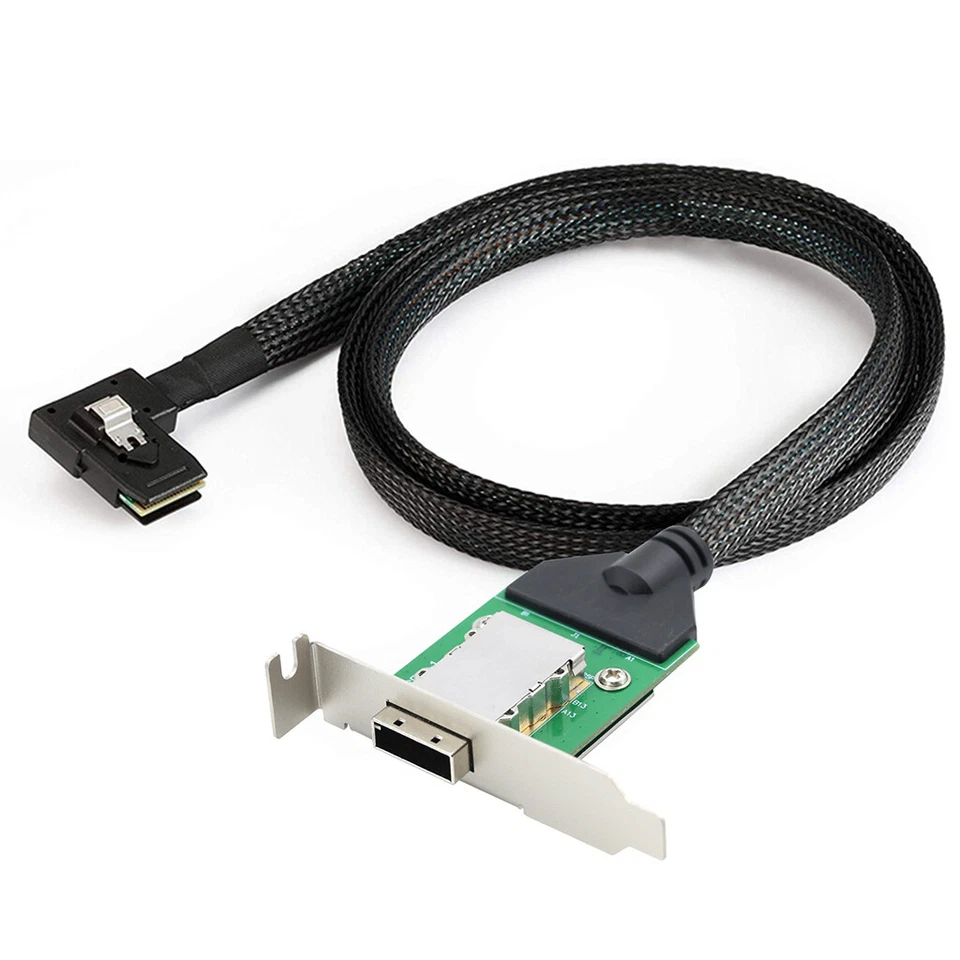 Conversion Cable External Mini SAS HD SFF-8087/SFF-8643 to SFF-8088 PCBA Female - Image 1 of 4