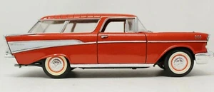 ROAD TOUGH 1957 Chevrolet Nomad Red 1:18 Die Cast Opening Doors Hood 92088 - Picture 1 of 6