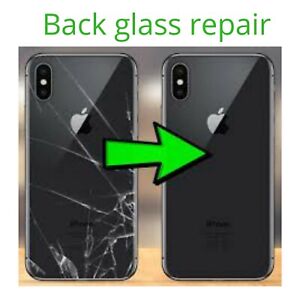 iPhone 8, 8 Plus, X, XS, XS Max, XR Laser Back Glass Replacement Repair Service