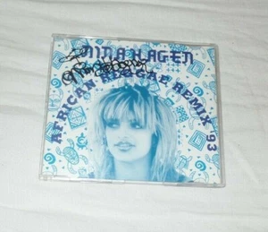 NINA HAGEN , original signed CD Cover *African Reggae Remix* + CD MX - Bild 1 von 1