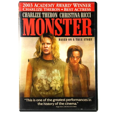 Monster (DVD, 2003, Widescreen) Like New !   Charlize Theron   Christina Ricci - Image 1 of 3