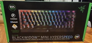 Razer Blackwidow V3 Mini Hyperspeed 65% Wireless with Yellow Switches Brand New - Picture 1 of 1