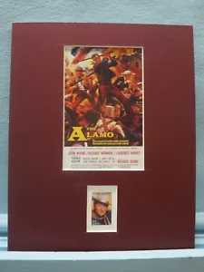 John Wayne como Davy Crockett - ""El Álamo"" y el sello de John Wayne - Imagen 1 de 1