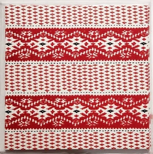 Set 6 biglietti per le vacanze COTTAGE INVERNALE 5" x 5" - Foto 1 di 2
