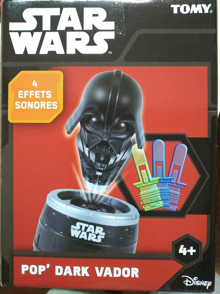 Licensed Disney STAR WARS - POP-UP DARTH VADER Classic Family Fun Game of Chance - Image 1 of 1