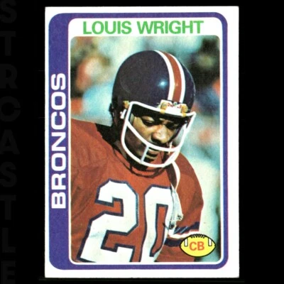 1978 Topps - Louis Wright #420 (RC) Denver Broncos 🏈 Football Card - Image 1 of 3