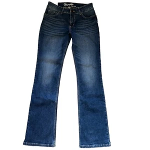112328272 Wrangler Women's Essential Bootcut Jean Mid Rise 30 x 34 - Picture 1 of 12