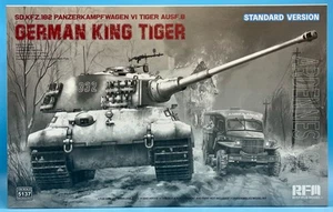 RyeField Model RFM RM5137 1/35 German King Tiger Ardennes 1944 Standard Version - Picture 1 of 8
