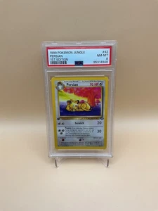 1999 Pokémon TCG Jungle 1st Edition Persian - PSA 8 - Picture 1 of 2