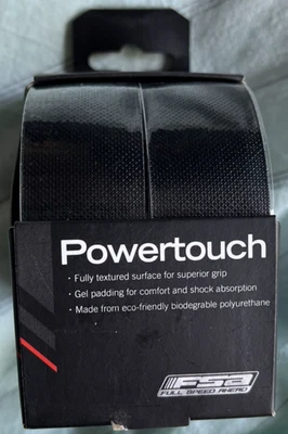 NEW- FSA (Full Speed Ahead) PowerTouch Handlebar Tape - Black 200x3cm HB301  - Image 1 of 4