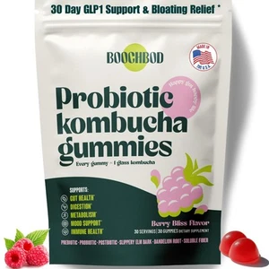 - Probiotische Kombucha Gummibärchen - Präbiotika, Probiotika, Postbiotika, Ballaststoffversorgung... - Bild 1 von 9
