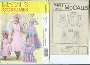 M 4622 sew Bo Peep PATTERN Fairy Princess COSTUME Dress Hat Pantaloons sizes 3-8 - Picture 1 of 1